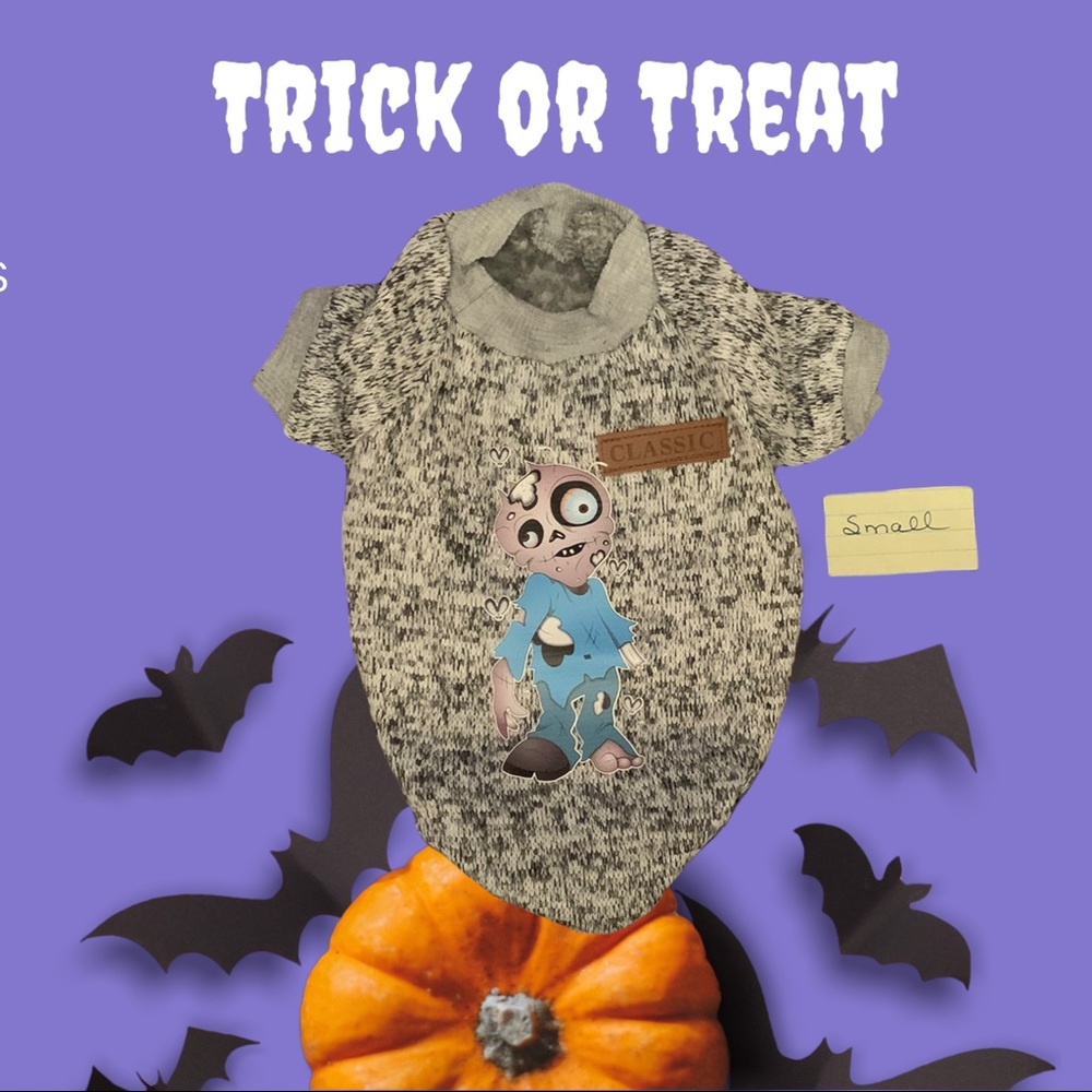 Small Pet Zombie Sweatshirt